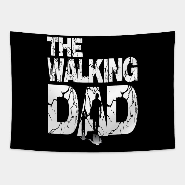 the walking dad Tapestry by Darwish