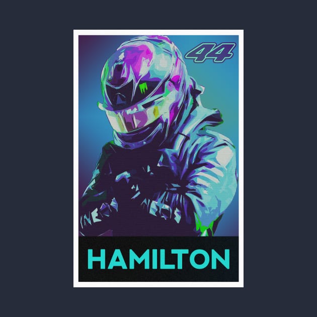 Lewis Hamilton Black Panther 44 F1 by VictorVV