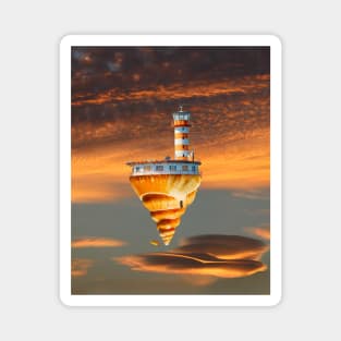 Shell-Lighthouse Magnet