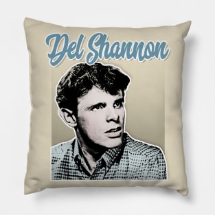 Del Shannon - Rock-n-Roll Nostalgia Graphic Design Pillow