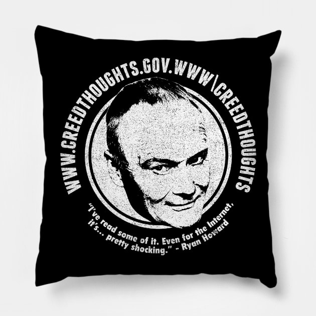 Creed Thoughts (Variant) Pillow by huckblade