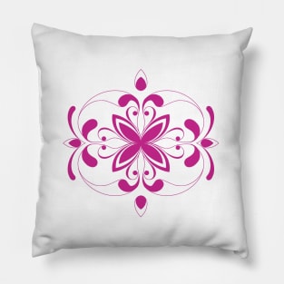 flower mandala Pillow