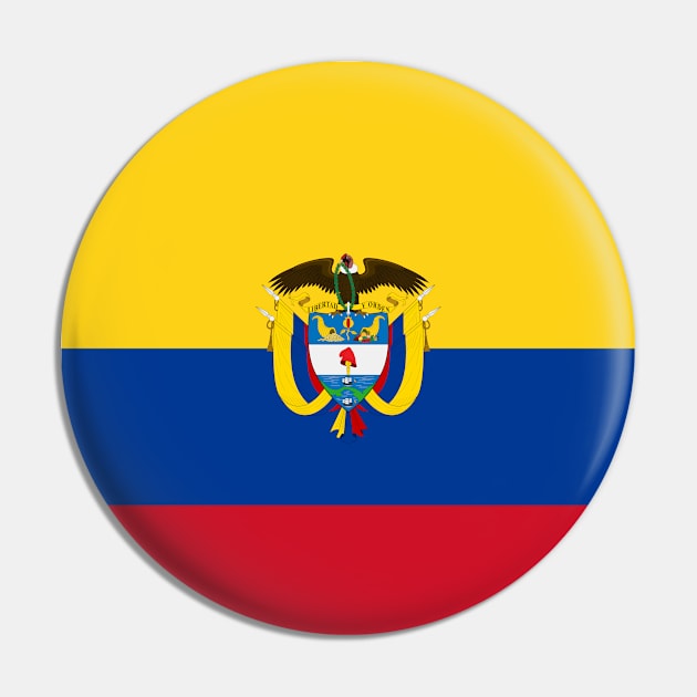 Colombia Flag Pin by Historia