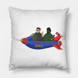 kim chen in on a rocket Pillow