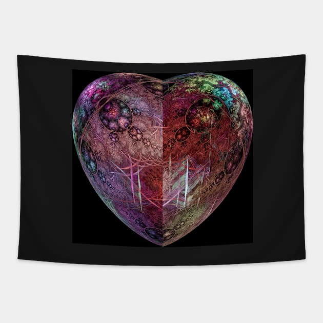 Chaos Heart Tapestry by swinemiester