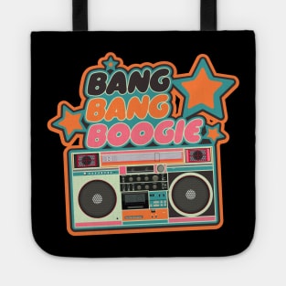 Bang Bang Boogie - Boombox - Ghettoblaster - Pop Art Design Tote