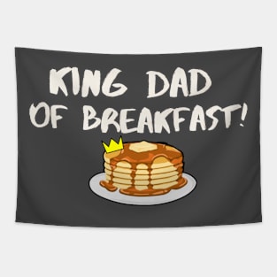 King Dad of Breakfast Tapestry