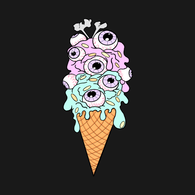 Eyeball Icecream by ScribblinDiamonds