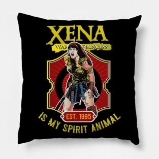 Xena Warrior Is My Spirit Animal Pillow