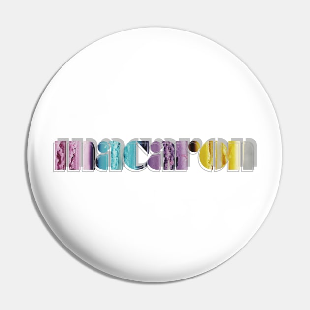 macaron Pin by afternoontees
