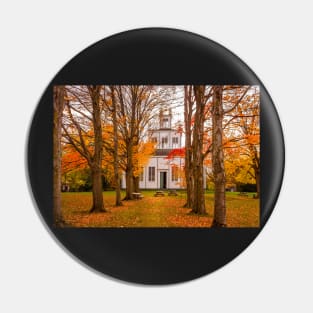 Sharon Temple Fall Puzzle Pin