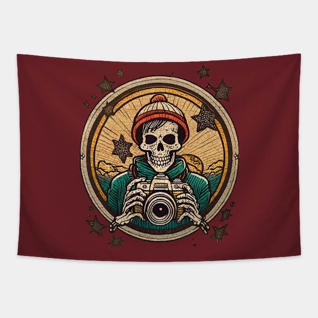 Photographer until death Tapestry by Midcenturydave