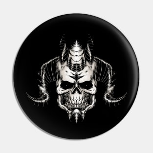 Demon Skull W Pin