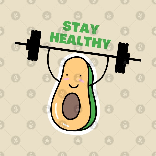 Stay healthy avocado by TheDesigNook