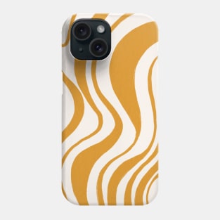 Abstract Boho Yellow Earthy Pattern Phone Case