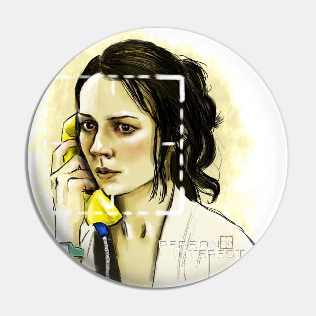 Person of Interest - Root Pin by Otracreativa