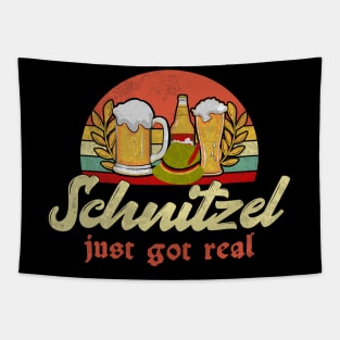 Schnitzel Just Got Real Tapestry