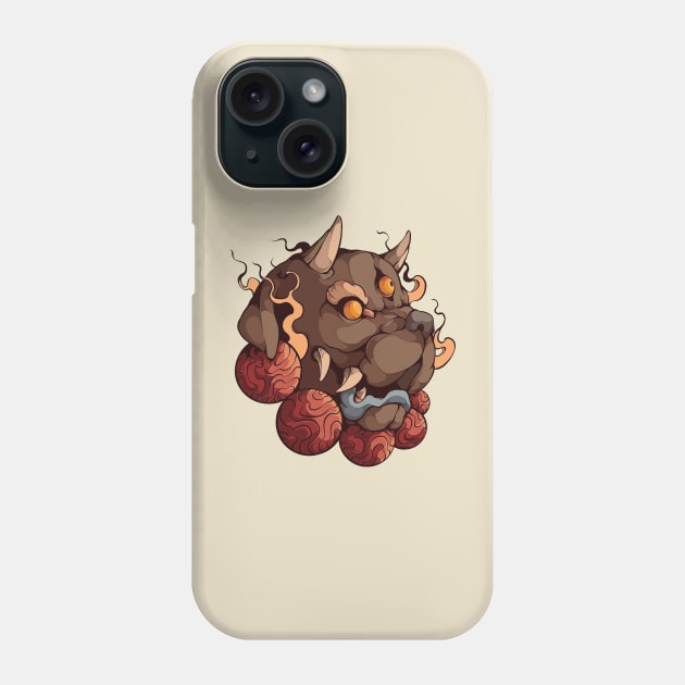 demon dog Phone Case by i want money