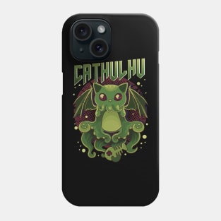 Cute & Funny Cathulhu Kawaii Cat Cthulhu Phone Case