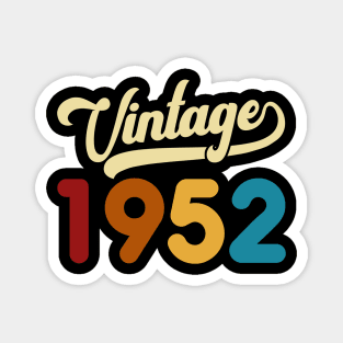 1952 Vintage Gift 68th Birthday Retro Style Magnet