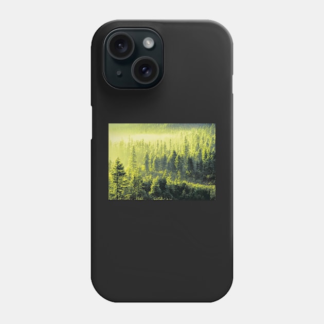 Forest Oil painting Phone Case by Voodoo Production