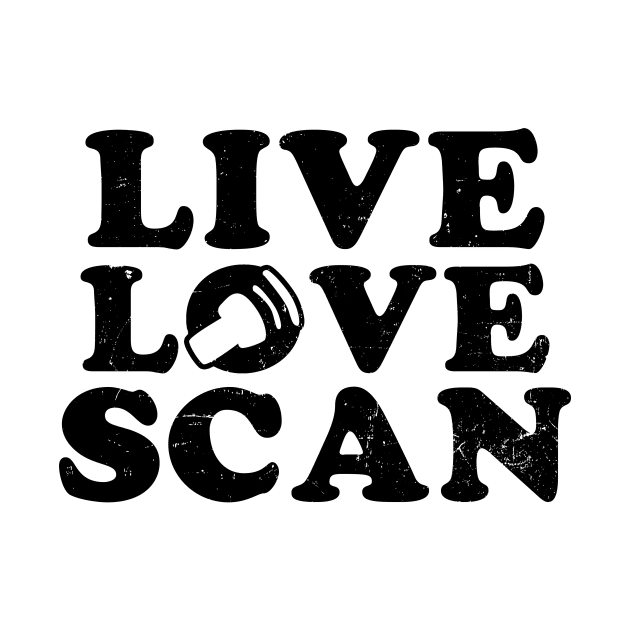 Cardiac Sonographer Shirt | Live Love Scan Gift by Gawkclothing