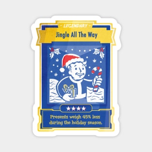 Fallout Festive Perk Card Magnet