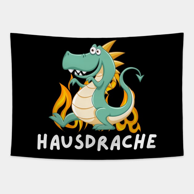 Hausdrache Schwiegermutter Humor Fun Tapestry by Foxxy Merch