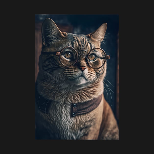 Cool portrait of a Cat by KoolArtDistrict