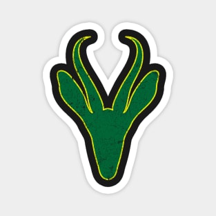 Springbok Face South Africa Green & Gold Magnet