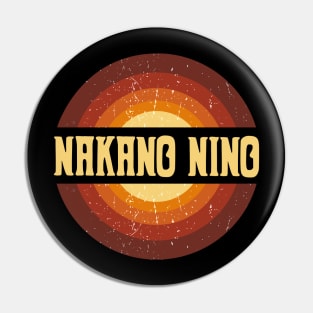 Vintage Proud Name Nino Anime Gifts Circle Pin