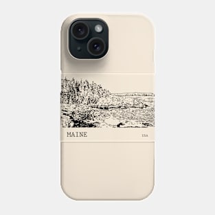 Maine USA Phone Case