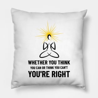 Think - Law Of Attraction Pillow