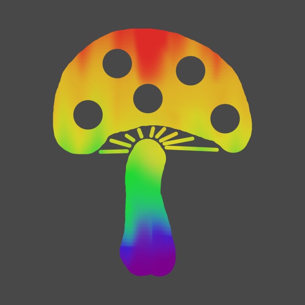 Rainbow Mushroom by LochNestFarm