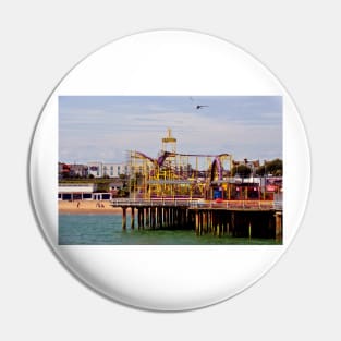 Clacton On Sea Pier And Beach Essex UK Pin