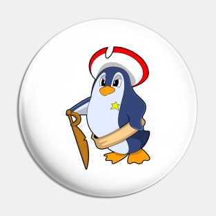 Penguin as Pirate with Hat Pin