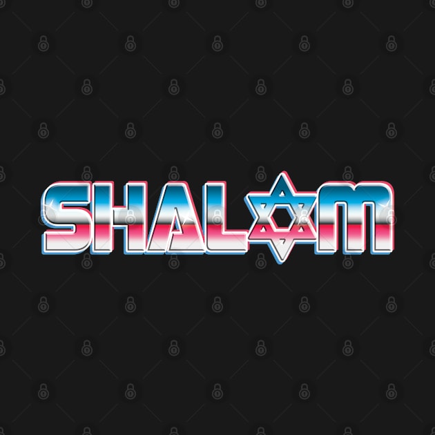 Vintage, Shalom - Hebrew Word - Peace & Harmony, Jewish Gift For Men, Women & Kids by Art Like Wow Designs