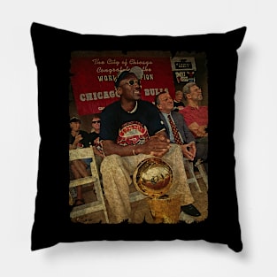 Michael Jordan, 1998 Chicago Bulls Championship Parade Pillow