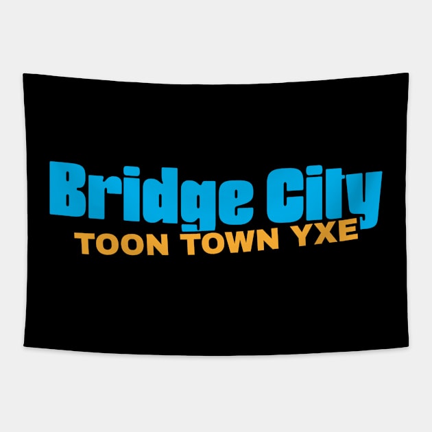 Saskatoon also known as Bridge City Tapestry by Stooned in Stoon