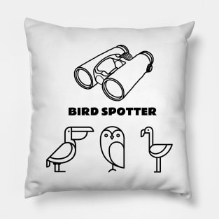 BIrding - Bird spotter Pillow