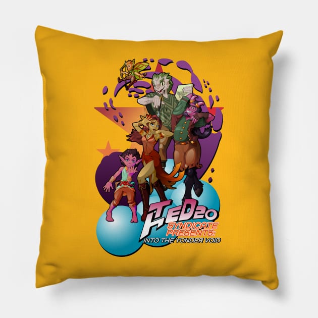 D20's Bizarre Adventure Pillow by The d20 Syndicate