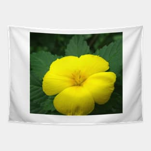 Single Yellow Flower Tapestry