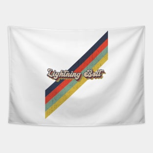 retro vintage color Lightning Bolt Tapestry