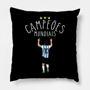 Argentina Campeones del Mundo Pillow