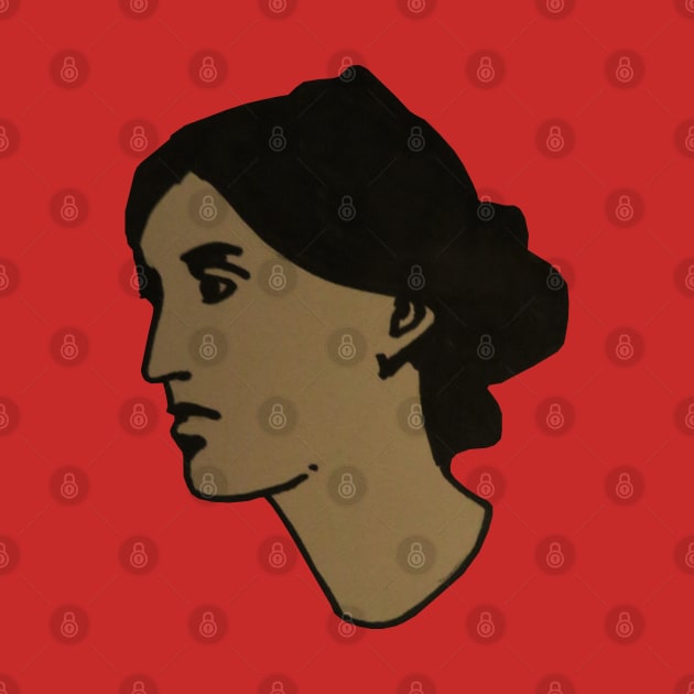 Disembodied Head of Virginia Woolf by AndersHoberg