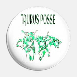 Taurus Posse Emerald Herd - Back Pin