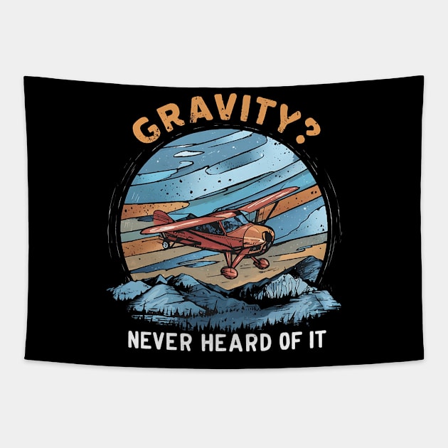 Rc Plane Gravity?  Never Heard Of It Tapestry by NomiCrafts