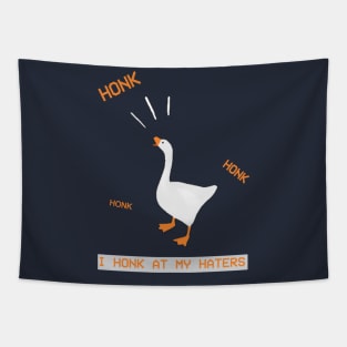 I HONK AT MY HATERS Tapestry