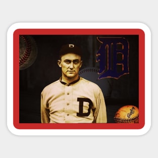 Ty Cobb Rounding Third - Ty Cobb - Sticker