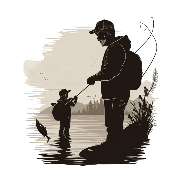 Fishing daddy t-shirt and Accessories gifts ideas for fishing lovers by MIRgallery